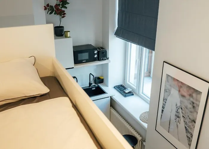 Bright Digital Nomads Loft, Ac, Workspace, 24' Monitor, 5 Min To Old Town Dzīvoklis